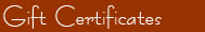 Gift Certificates Page